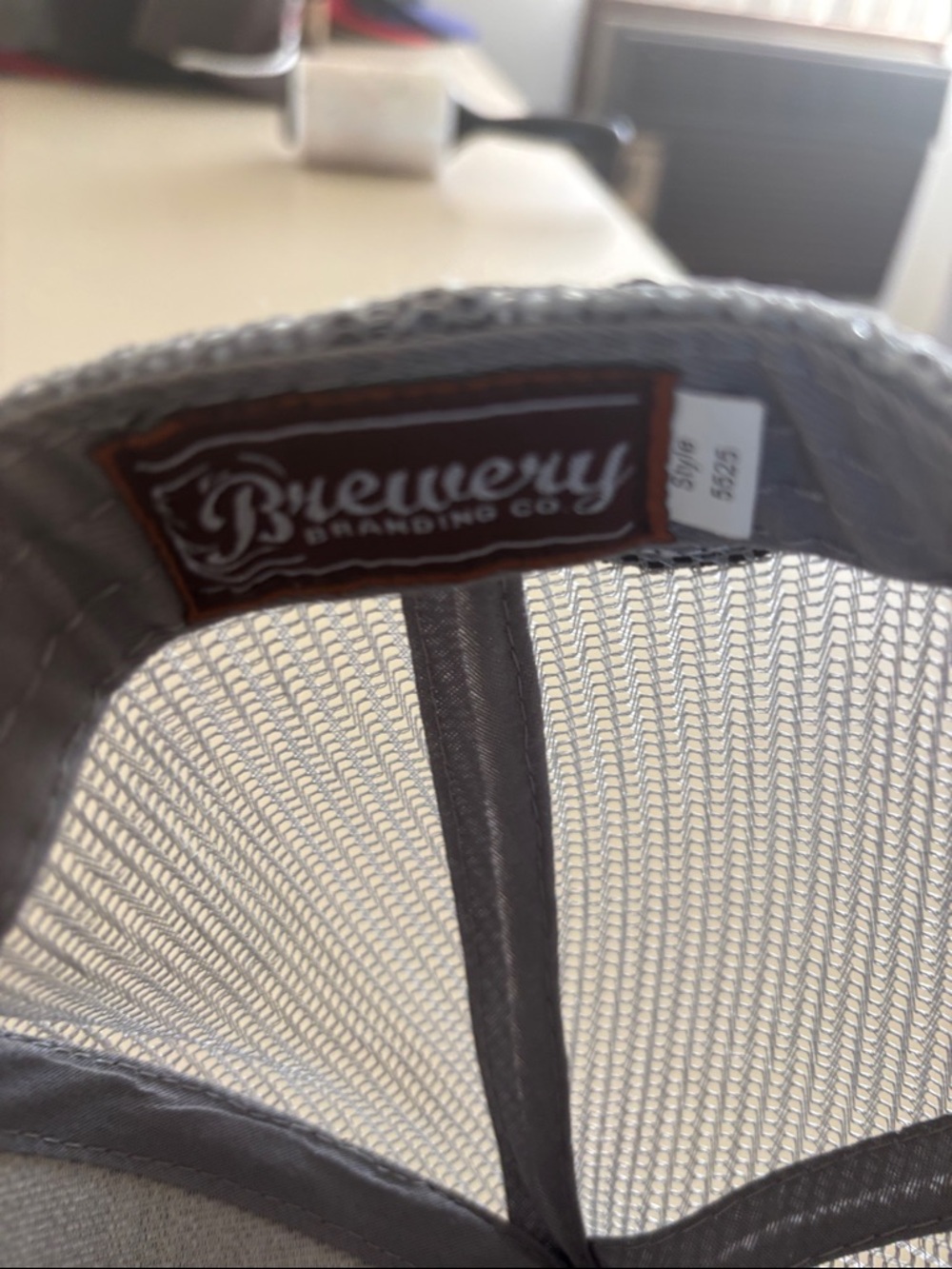 WHISKEY Embroidered Black and Gray Trucker Cap - Picture 4 of 4